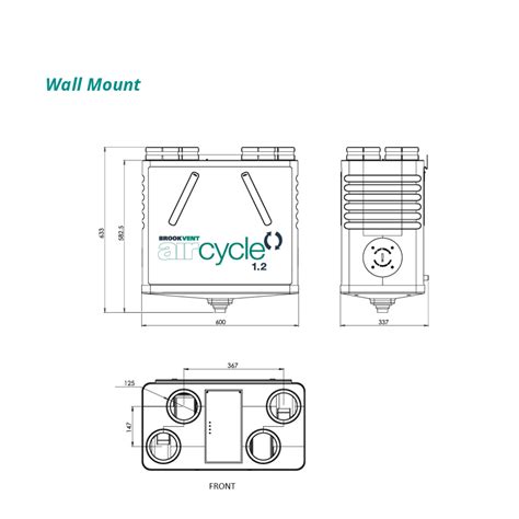 Aircycle Heat Recovery Ventilation System Brookvent