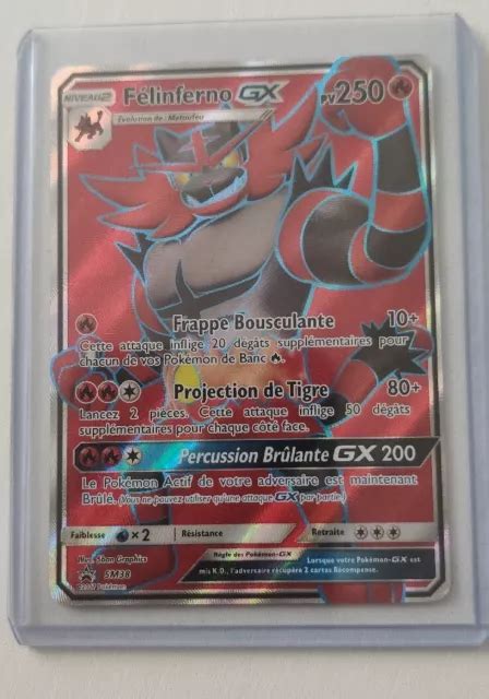 Carte Pokemon F Linferno Gx Full Art Sm Promo Fr Eur Picclick Fr