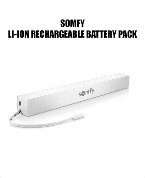 Somfy Li Ion Rechargeable Battery Pack Mpn Flickr