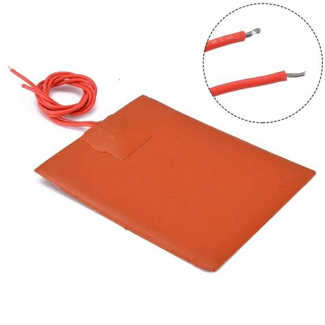 Silicon Rubber Heating Pad Waterproof 12V DC 20W Flexible Heater Pad