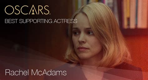 Best Supporting Actress, Rachel McAdams for Spotlight | Cultjer