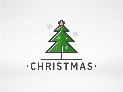 Christmas Tree Logo by Alberto Bernabe on Dribbble