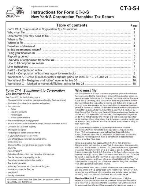 Form Ny Dtf Ct S I Fill Online Printable Fillable Blank