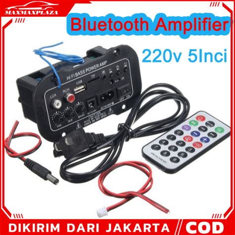 Dikirim Dari Jakarta Amplifier Board Audio Bluetooth USB FM Radio TF