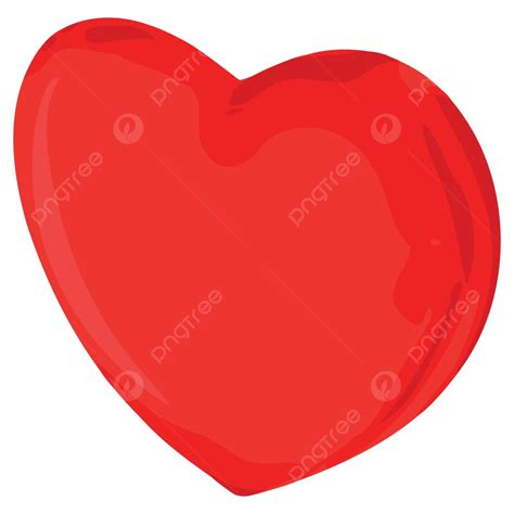 Abstract Red Heart Red Shape Illustration Vector Red Shape Illustration Png And Vector With