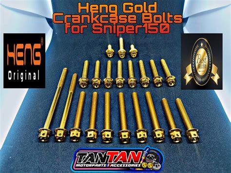 HENG Aerox Complete Set Gold Bolts Shopee Philippines Atelier Yuwa