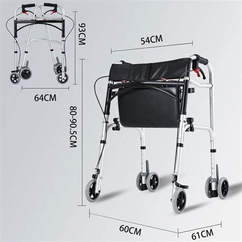 Buy ESSNS Walkers For Seniors Adult Walker Height Adjustable Portable