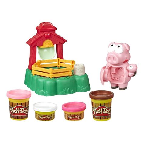 Play-Doh Animal Crew Pigsley and her Splashin' Pigs Farm Animal Playset ...