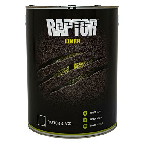 5 Litre U POL Raptor Super Tough Black Urethane Protective Coating