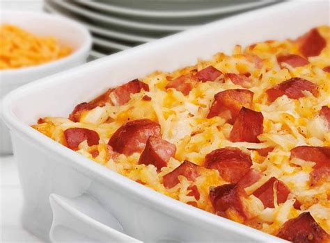 This Cheesy Casserole Is Brimming With Hillshire Farm Smoked Sausage