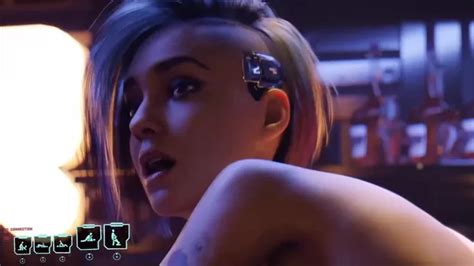 BD Tryout Judy Cyberpunk 2077 sex порно видео