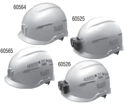 KLEIN TOOLS 60565 Series Safety Helmet Instructions