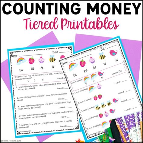 Counting Coins Money Activities Tales From Outside The Classroom