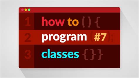 How To Program In C Classes E07 Youtube