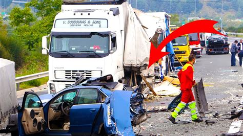 Crazy Trucks Smashing Into Bridges Trains Hitting Cars Huge Logging