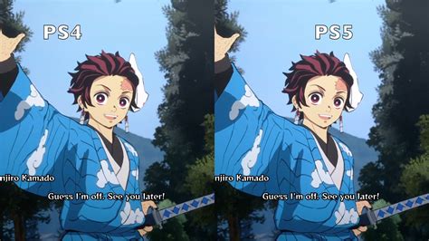 Demon Slayer Kimetsu No Yaiba The Hinokami Chronicles Ps4 Vs Ps5