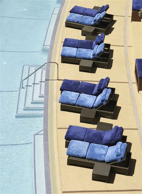 Chairs By Swimming Pool stock image. Image of aqua, deck - 2705361