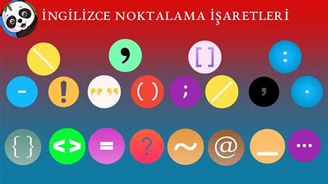 Ngilizce Noktalama Aretleri Punctuation Marks Ngilizce Konular