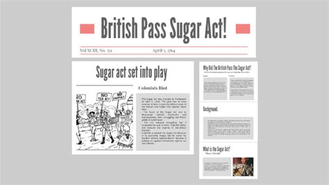 Sugar Act By Natalie Mccarthy On Prezi