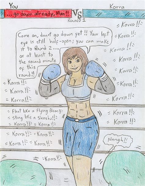 Boxing You Vs Korra By Jose Ramiro On Deviantart