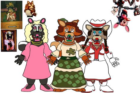 Fnaf X Cec Sally Foxy Howlette By Doctortrick17 On Deviantart