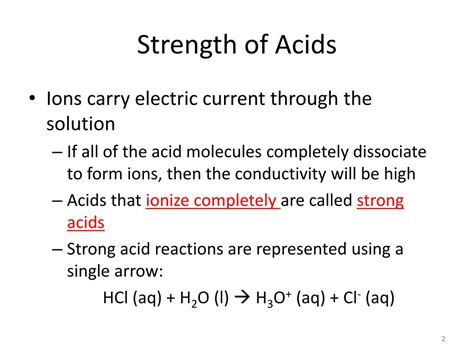 Ppt Strengths Of Acids And Bases Powerpoint Presentation Free