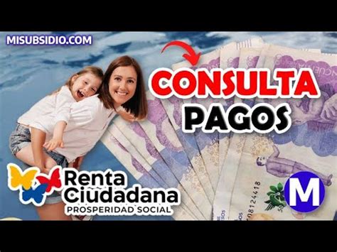 Renta ciudadana Familias en acción Fecha de pagos inscripciones y