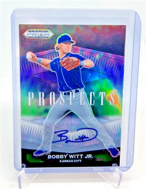 2021 Panini Prizm Draft Picks BOBBY WITT JR RC Silver Prizm AUTO Royals