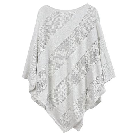 Lurex Mesh Poncho