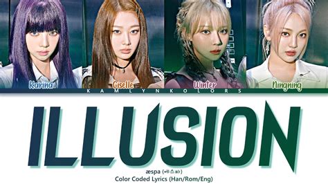 aespa 에스파 Illusion 도깨비불 Color Coded Lyrics Han Rom Eng YouTube