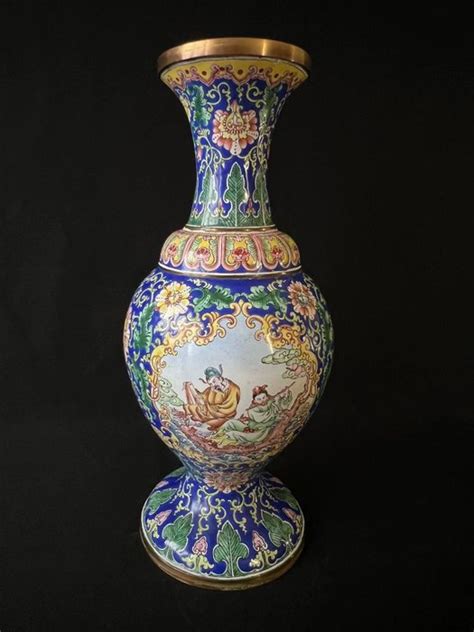 Vase Famille Rose Canton Enamel Eight Immortals Catawiki