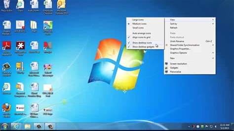 9 Windows 7 Desktop Icons Images - Windows 7 Show Desktop Icon, Missing ...