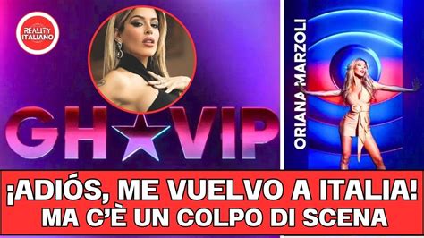 Oriana Abbandona il Gran Hermano Vip ma cè un colpo di scena