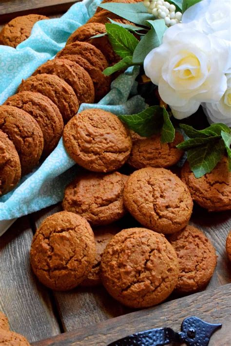 Old Fashioned Molasses Cookies Lord Byron S Kitchen