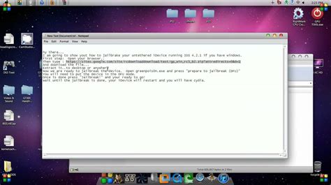 Jailbreak Ios Untethered Windows Greenpois N Rc Youtube