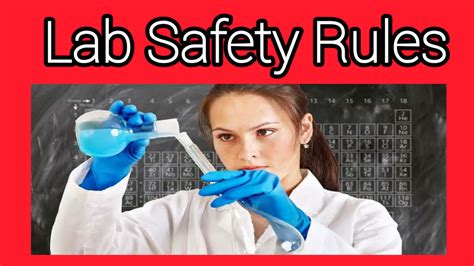 Lab Safety Rules Examples