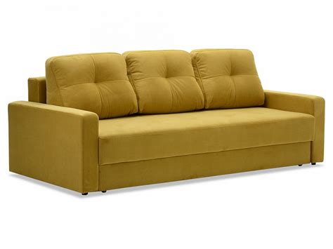 Диван-кровать Йорк 1 Middle 200x150 Ultra mustard горчичный (диваны ...