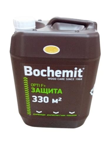 Импрегнант за дърво (концентрат) OPTI F безцветен 5 кг BOCHEMIT на ...