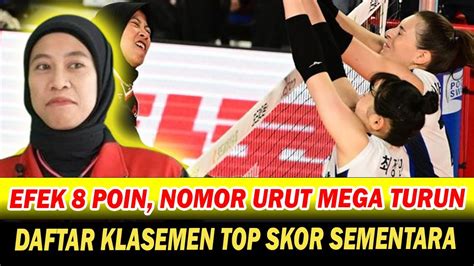 LIGA VOLI KOREA GEGER EFEK UMPAN BOLA TAK MATANGDAFTAR TOP SKOR