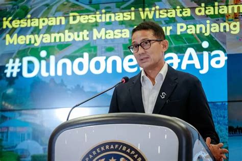 Menparekraf Sandiaga Uno Ajak Masyarakat Habiskan Libur Sekolah Dan