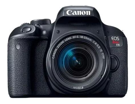 Canon Eos Rebel T7i 18 55mm F35 56 Is Stm Kit Dslr Color Negro Mercadolibre