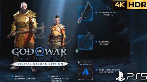 How To Get Deluxe Edition Items God Of War Ragnarok Deluxe Edition All