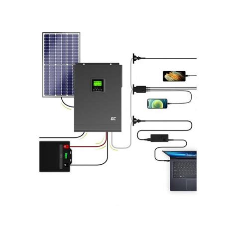 Invertor Solar Off Grid Cu Incarcator Solar Mppt Green Cell 48vdc 230vac 3000va 3000w Unda