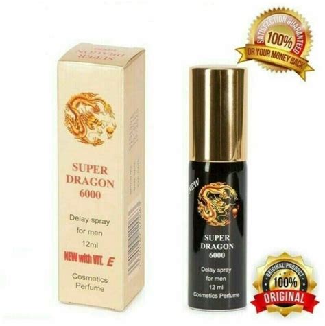 Super Dragon 6000 Ejaculation Delay Spray For Men Vitamin E 12ml