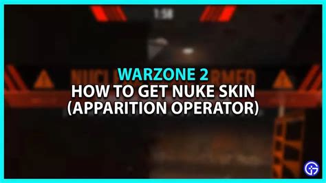 How To Get Warzone Apparition Operator Nuke Skin