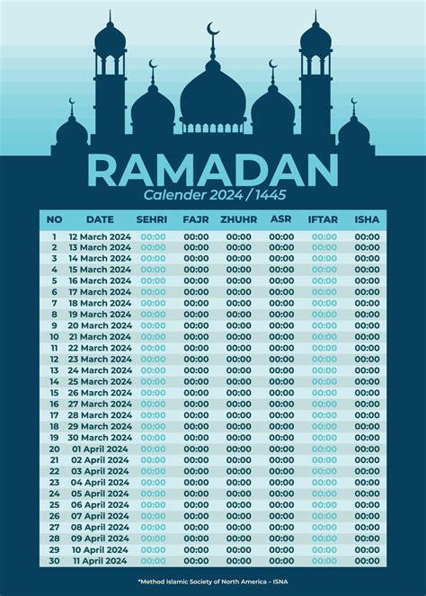 Isna Calendar Ramadan 2024 Kasey Matelda