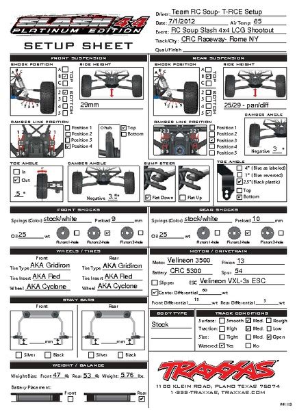 Traxxas Slash 44 LCG Chassis Shootout RC Soup