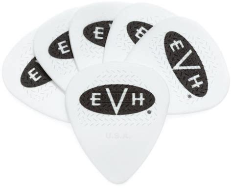 Evh Eddie Van Halen Signature Guitar Picks White 60mm 6 Pack