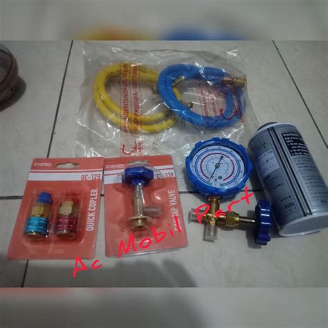 Jual ALAT ISI FREON AC MOBIL LENGKAP KULKAS RUMAH Shopee Indonesia