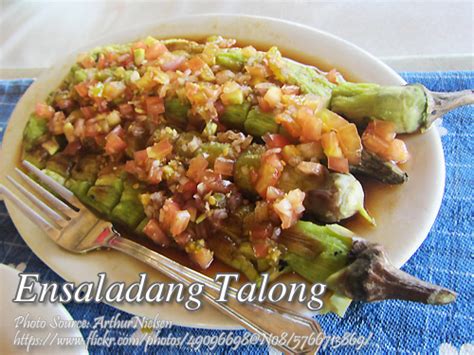 Ensaladang Talong Broiled Eggplant Salad Kawaling Pinoy Tasty Recipes